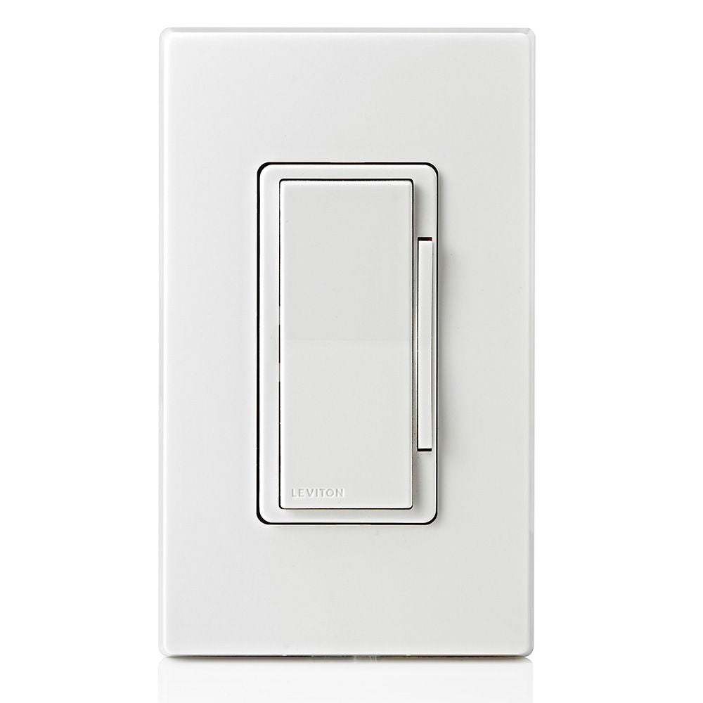 Wireless Companion Dimmer Front View with Wall Plate