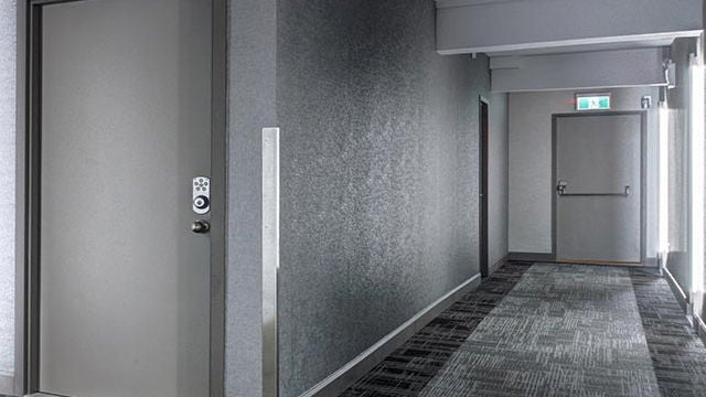 LED lighting and LED controls for guest room corridors