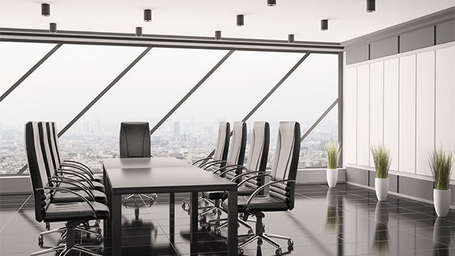 LED lighting and LED controls for board rooms or conference rooms