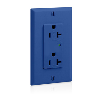 Product image for 20 Amp, 125 Volt, Decora Plus Surge Protective Duplex Receptacle Outlet, Commercial Grade