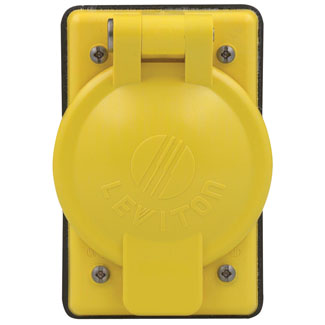 Product image for 1-Gang Receptacle Cover Plate