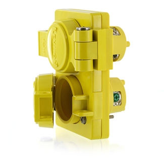 Product image for Wetguard Watertight Locking Duplex Outlet