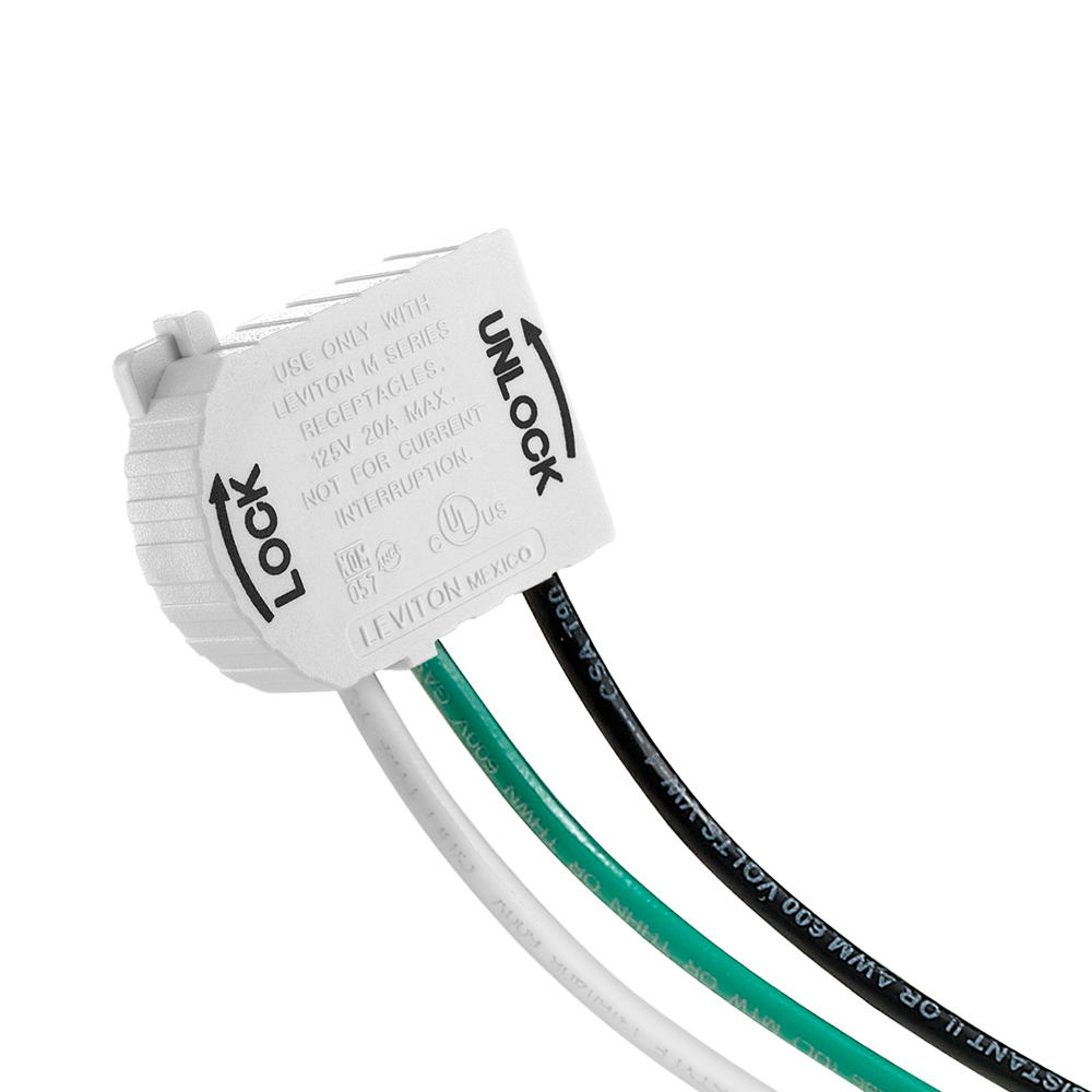 Product image for 20 Amp, 125 Volt, Wiring Module for Lev-Lok® Receptacles