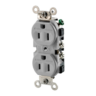 Product image for Weather- and Tamper-Resistant Duplex Receptacle, 15 Amp, 125 Volt