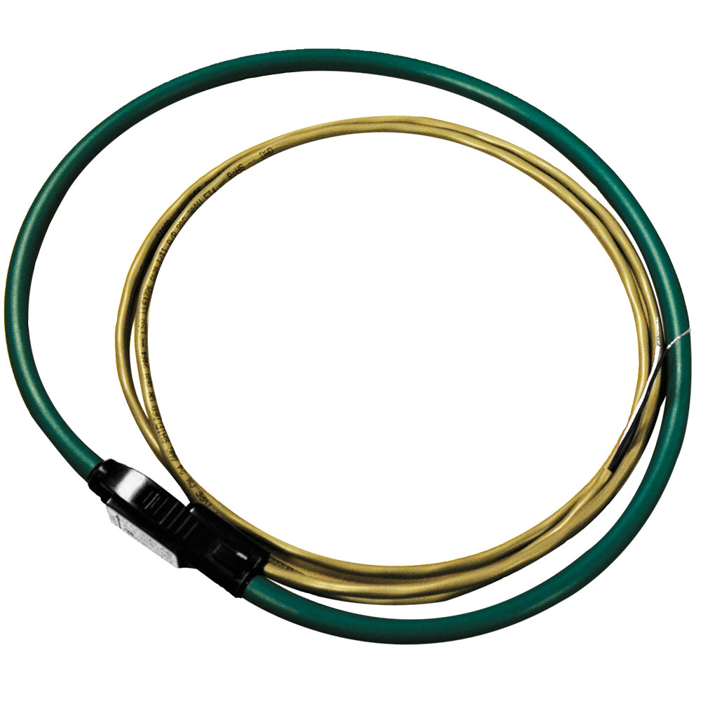 Product image for Current Transformer, 18" Rogowski Coil, 50A-5000A, 333mV, 5.75” Opening, 96" Lead, 1.0% Accuracy, For Submetering
