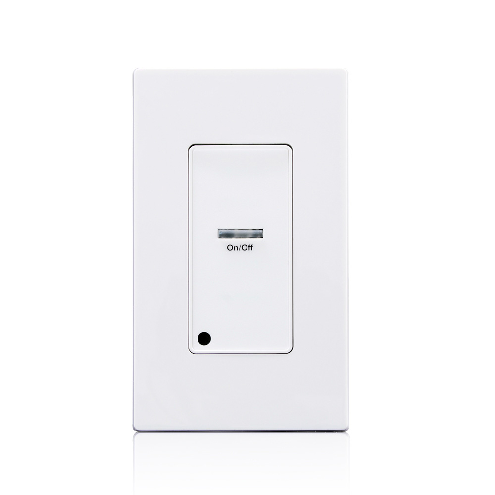 Product image for 1 Button, Low Voltage, Push Button, Light Switch, White