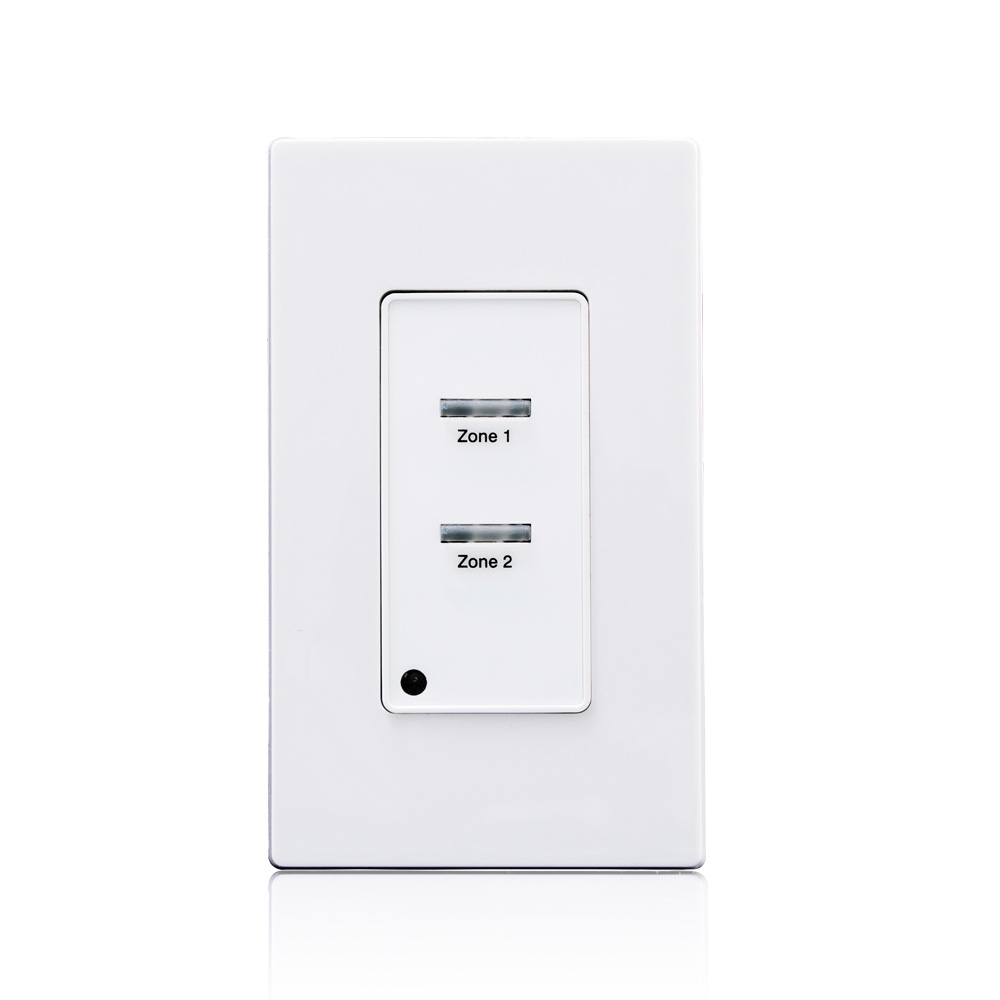 Product image for 2 Button, Low Voltage, Push Button, Light Switch, White