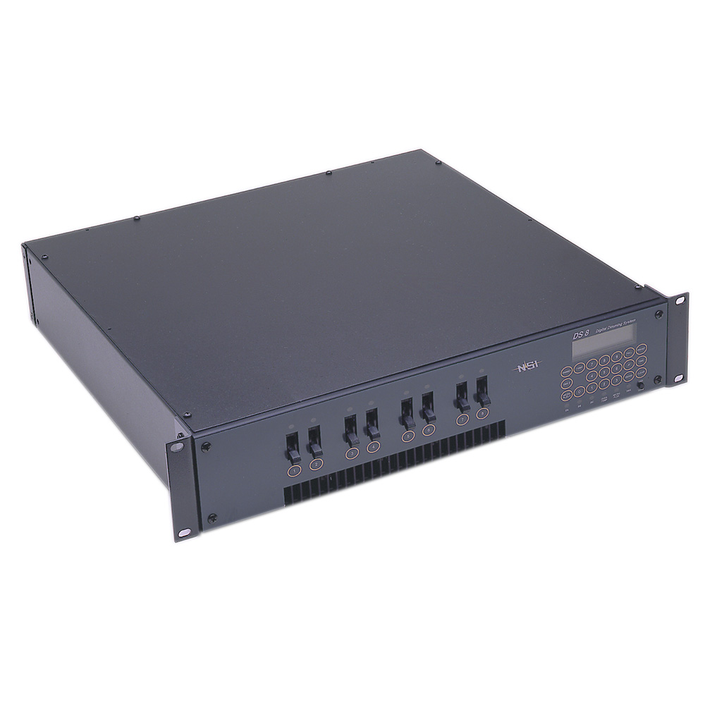 Product image for DS Dimmer, Modular Rack Mount, 8 Channel, 1200W/Ch, Edison Output