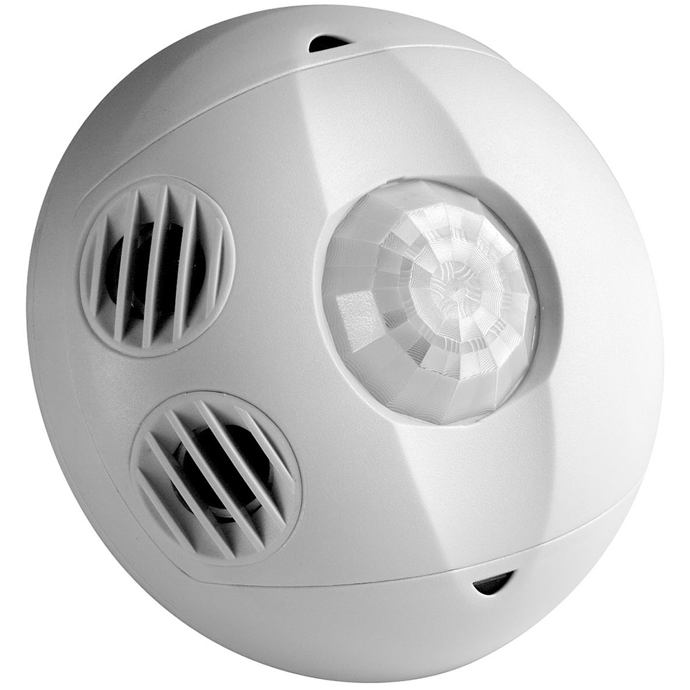 Product image for Occupancy Sensor, Multi-Technology (PIR/US), Ceiling Mount, 500SF, True White
