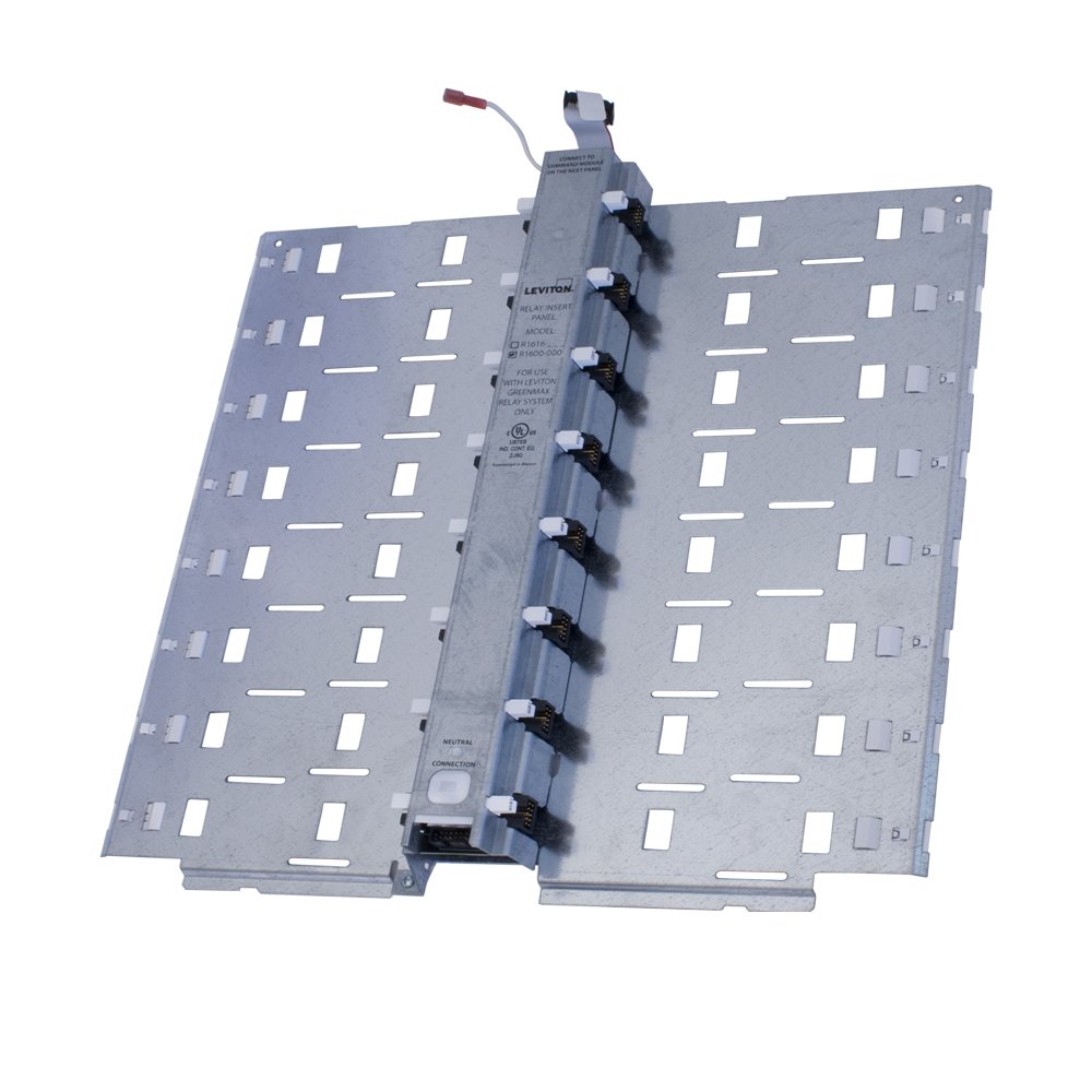 Product image for GreenMAX® Relay Insert Panel, empty with (16) spaces