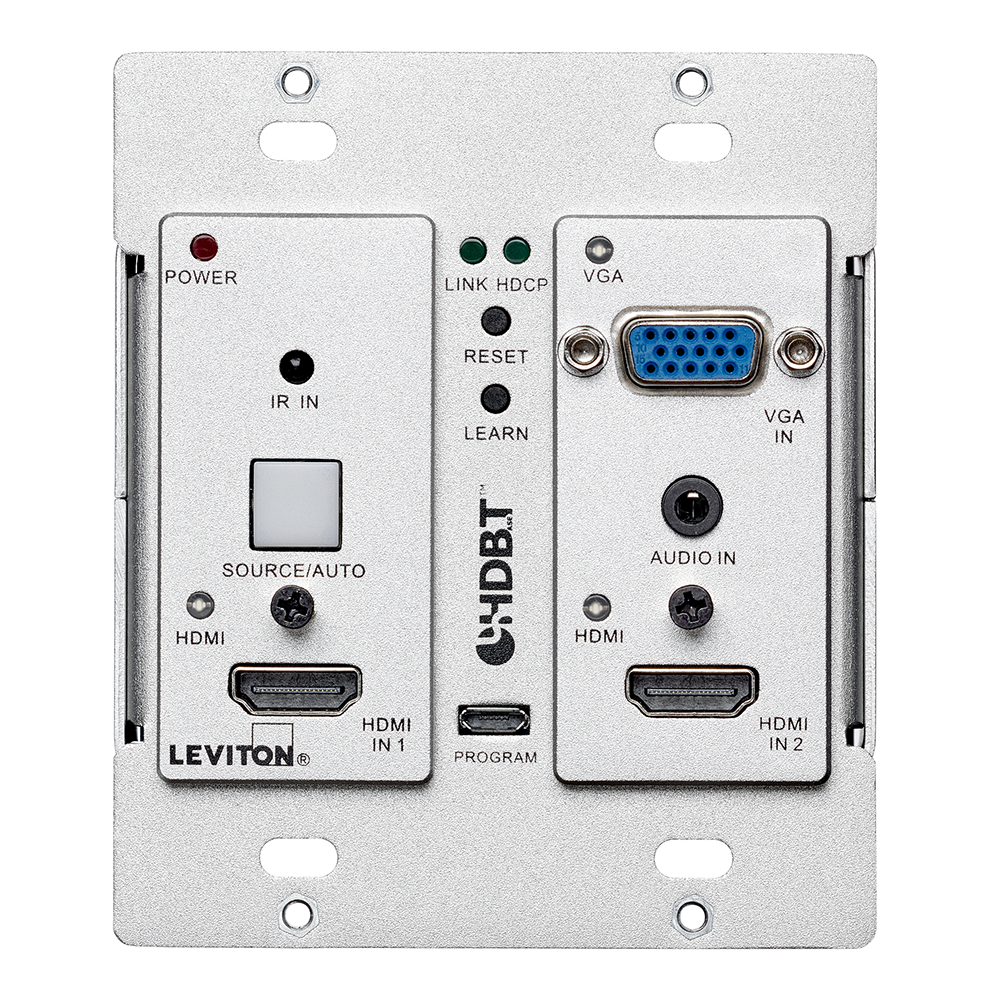 Product image for Autoswitching HDBaseT Extender Wallplate