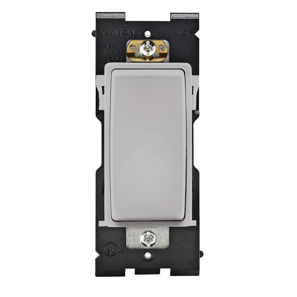 Product image for RENU® 15 Amp Single Pole Switch, Pebble Grey