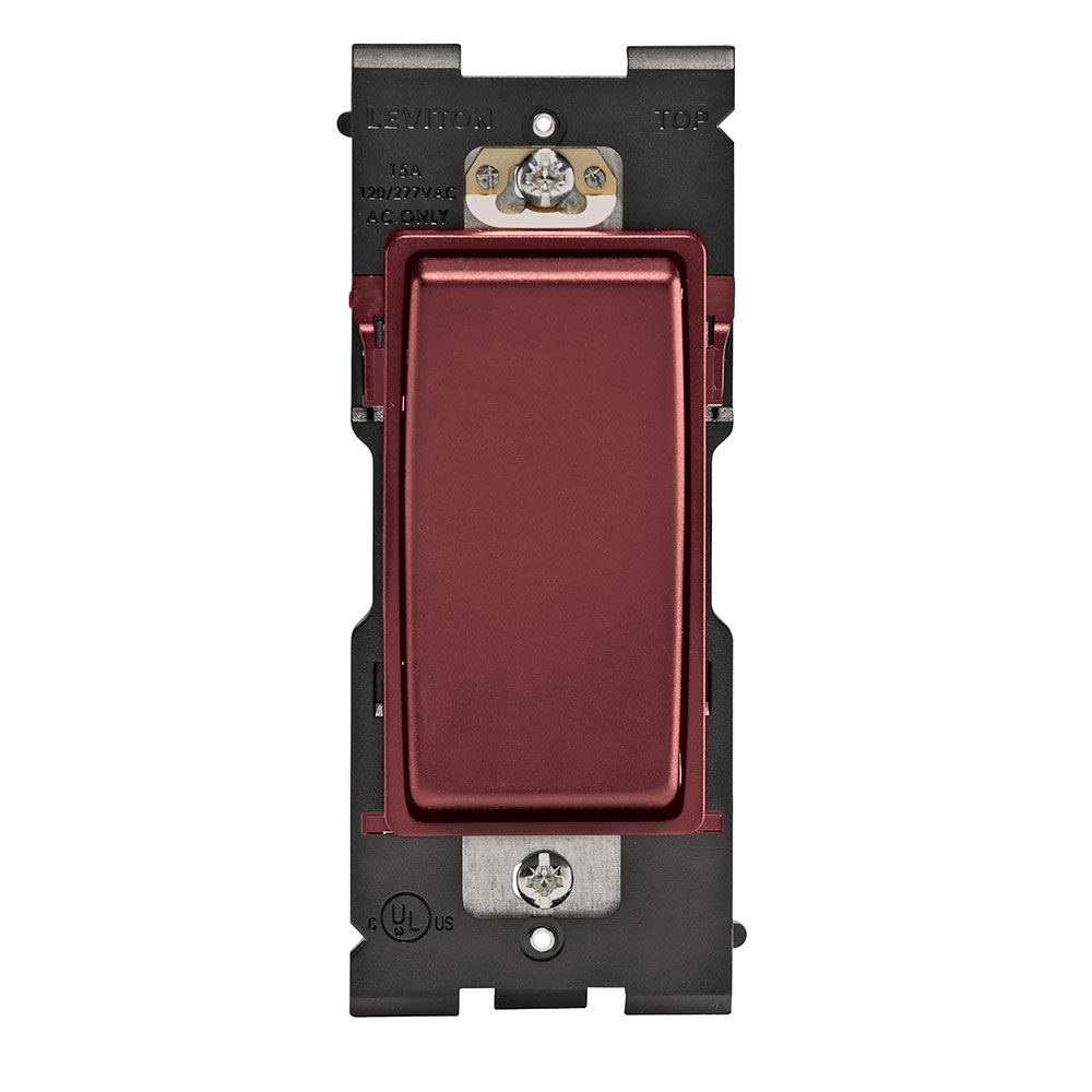 Product image for RENU® 15 Amp Single Pole Switch, Red Delicious