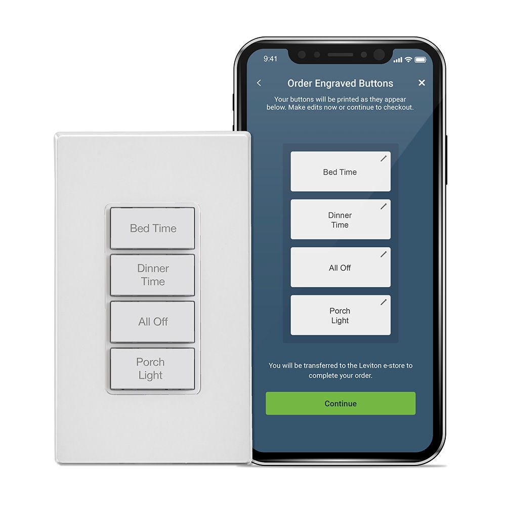 D2SCS-1BW Main Image Smart Scene Controller Switch