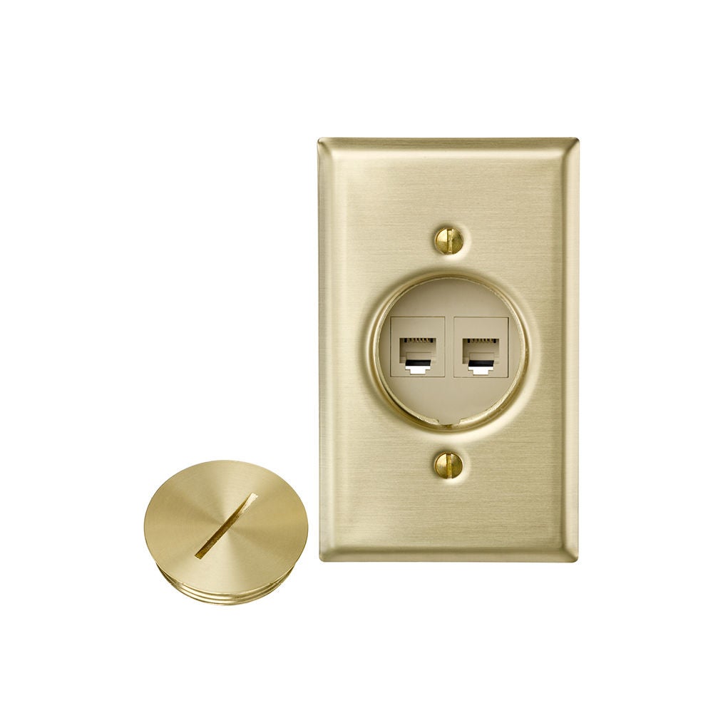 Phone Wall Inset Phone and Video Wallplates | Leviton Network Solutions