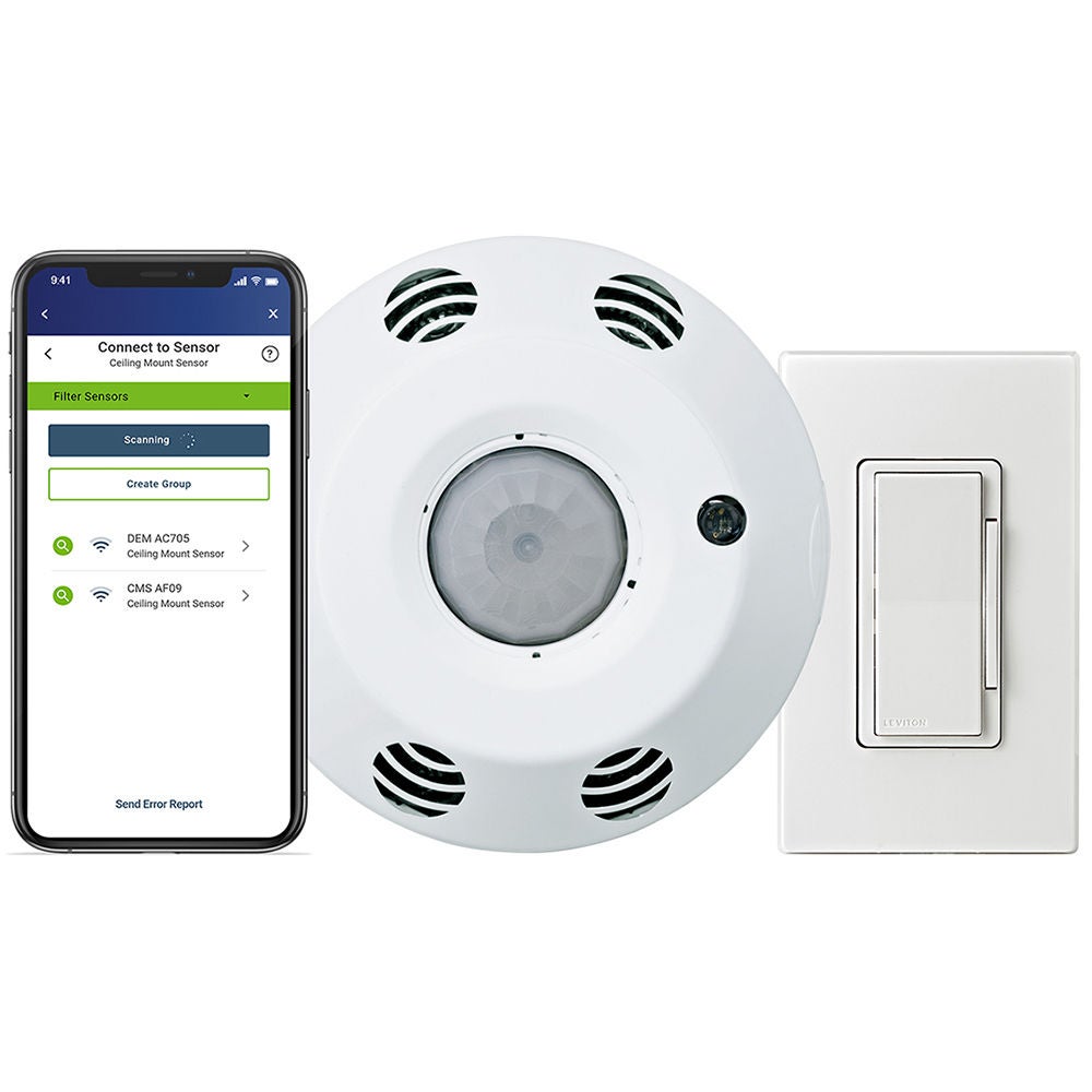 Smart Ceiling Mount Room Controller (SRC) or Occupancy Sensor (CMS) Daylighting Controls Hospitlaity Image