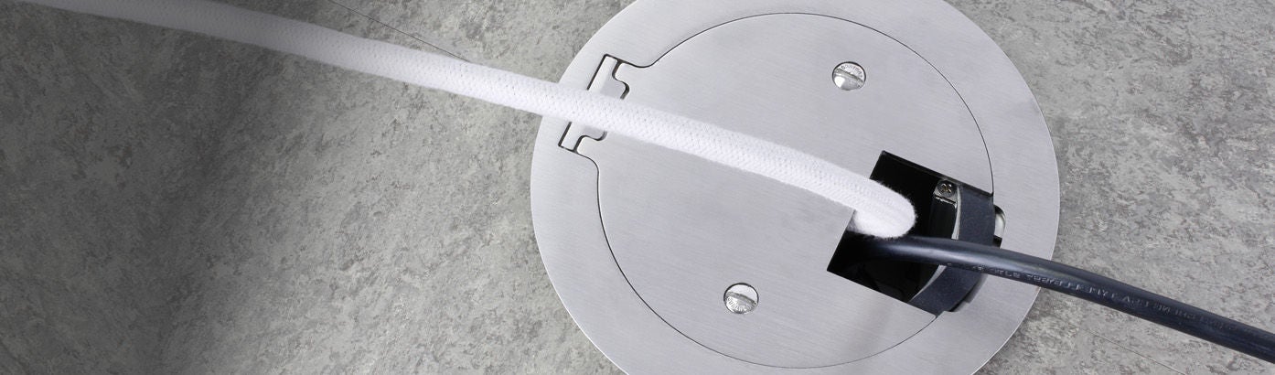 Concrete Floor Box - Steel Version Flush Plate Concrete Floor Box - Steel Version Flush Plate