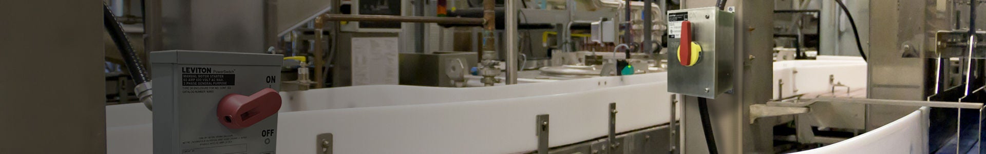 Motor Controls and Safety Switches in Manufacturing Facility Motor Controls and Safety Switches in Manufacturing Facility