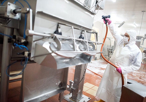 IP66 Worker washing down equipment