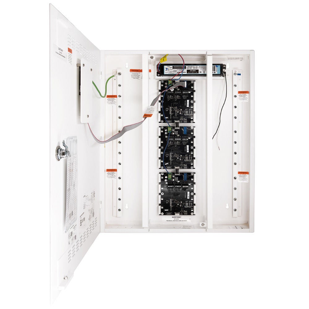 R24BD-H00 EZ-MAX H Relay Panel Front Angle Open No Relays LevLok
