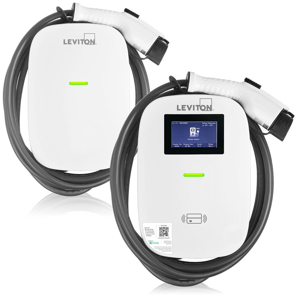 Electric Vehicle Chargers from the Leviton EV Series Floor Boxes