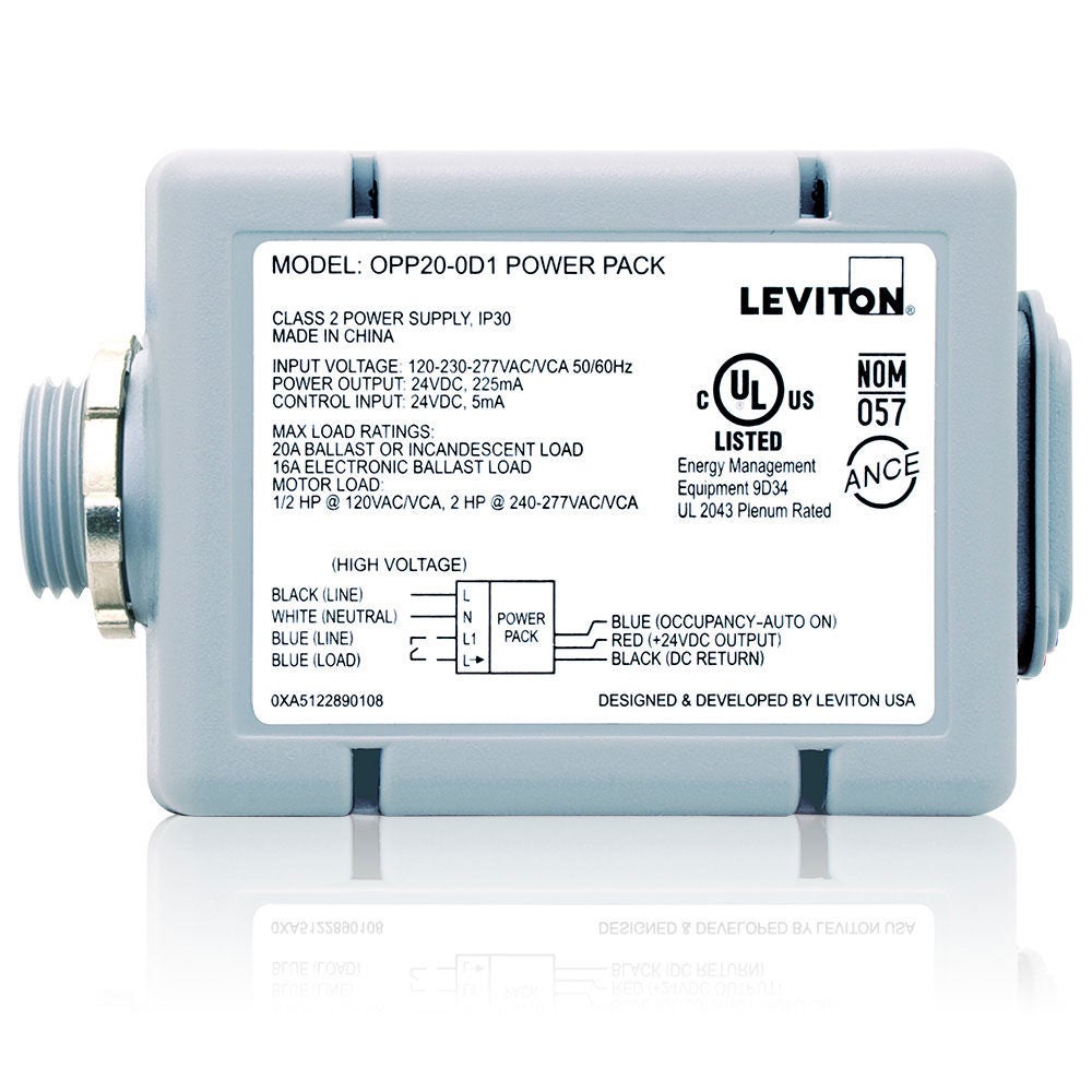 Power pack for occupancy sensors and vacancy sensors Power pack for occupancy sensors and vacancy sensors