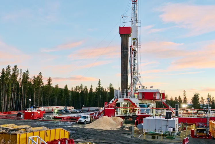 Land Based Oil Rig Operation Land Based Oil Rig Operation