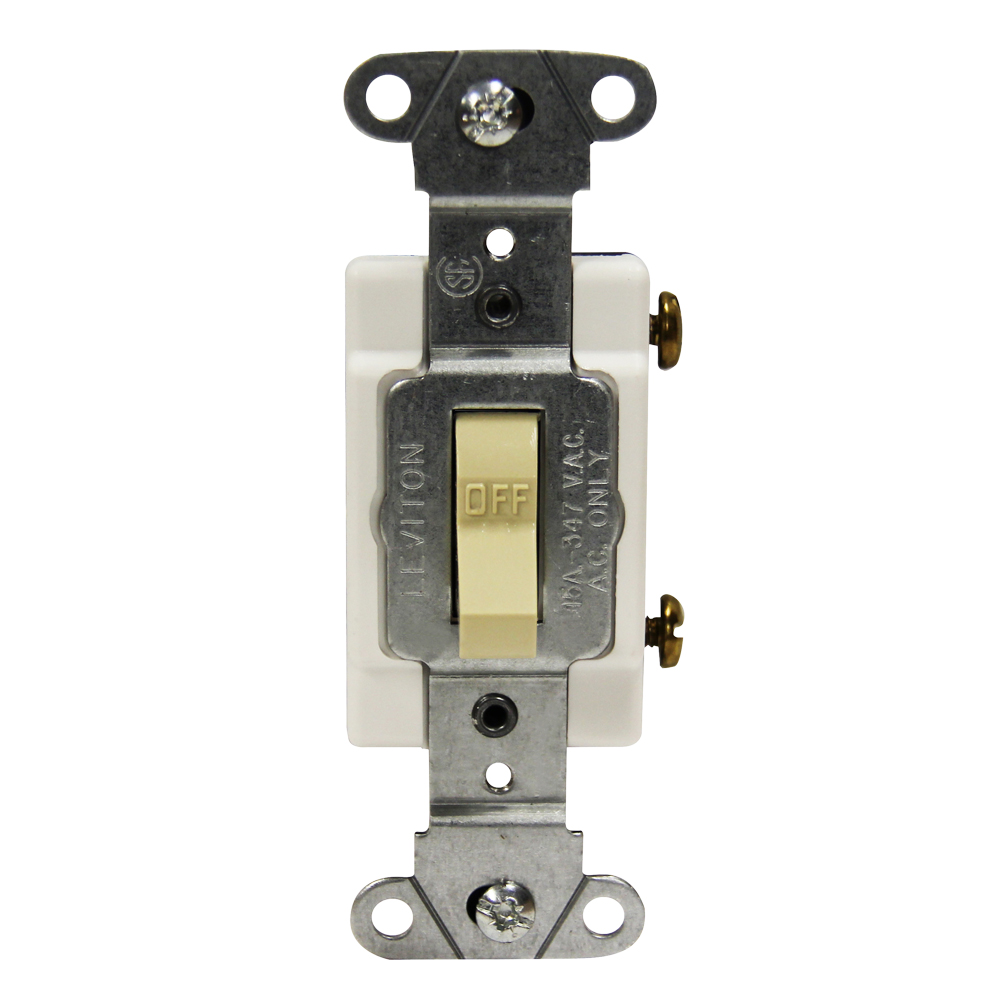 Product image for 15 Amp Toggle Switch, Single-Pole, Canadian, Commercial Spec Grade