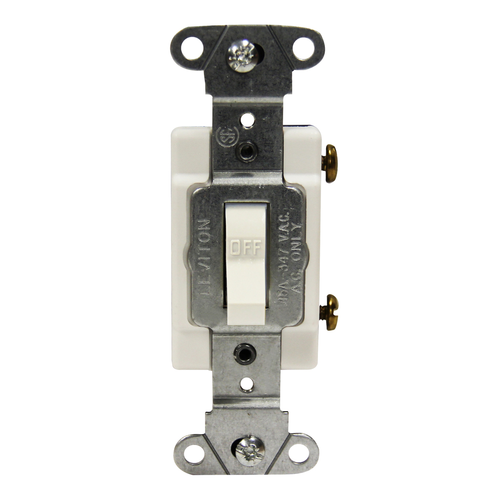 Product image for 15 Amp Toggle Switch, Single-Pole, Canadian, Commercial Spec Grade