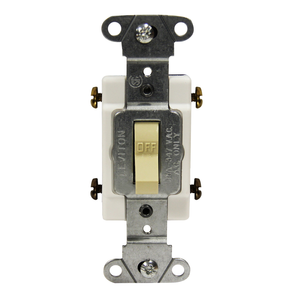 Product image for 15 Amp Toggle Switch, 4-Way, Canadian, Commercial Spec Grade
