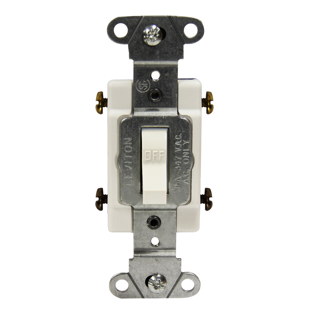 Product image for 15 Amp Toggle Switch, 4-Way, Canadian, Commercial Spec Grade