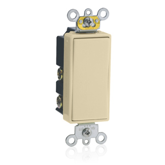 Product image for 15 Amp, Rocker Switch, Single-Pole, Quiet Switch, Commercial Spec Grade