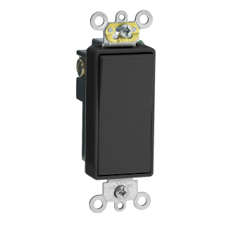 Product image for 15 Amp, Rocker Switch, Single-Pole, Quiet Switch, Commercial Spec Grade