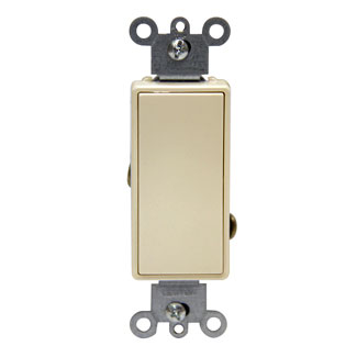 Product image for 15 Amp, Rocker Switch, Single-Pole, Canadian, Commercial Spec Grade