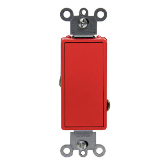 Product image for 15 Amp, Rocker Switch, Single-Pole, Canadian, Commercial Spec Grade