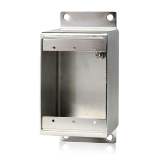 Product image for Wetguard Watertight  Single Gang Stainless Steel FD Box