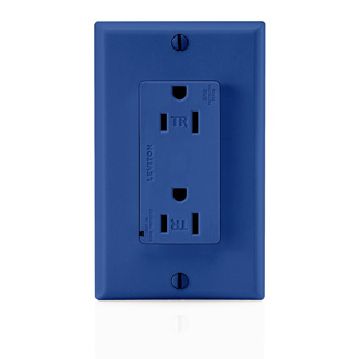 Product image for 15 Amp, 125 Volt, Decora Plus Surge Protective Duplex Receptacle Outlet, Commercial Grade