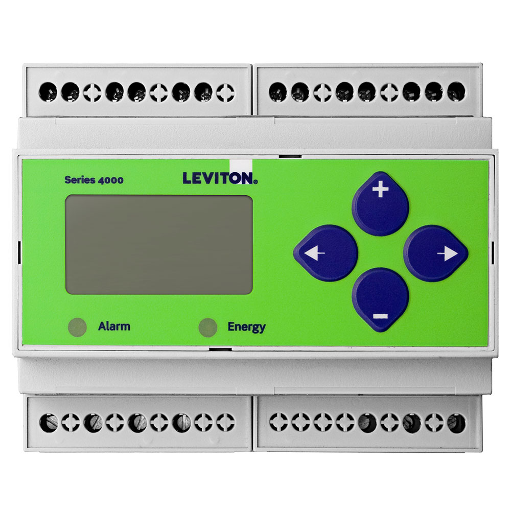 Product image for Submeter, Indoor, DIN rail mount, Universal Voltage, Bidirectional, 3 Phase 3 Wire/4 Wire, BACNet/MS/TP, Electric Meter, USE Split Core CTs
