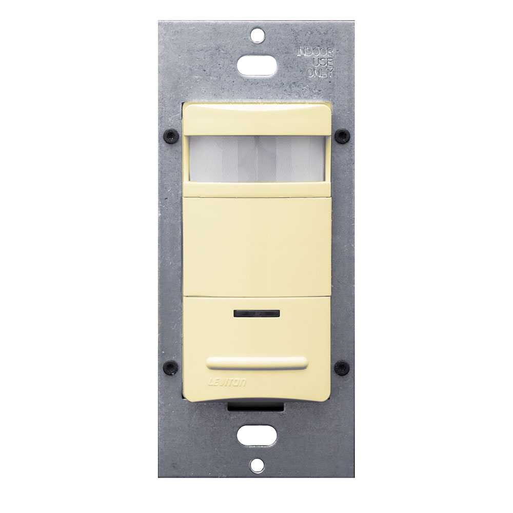 Product image for Occupancy Sensor, PIR, Wall Switch, 2100SF, 347V, Ivory, Decora®