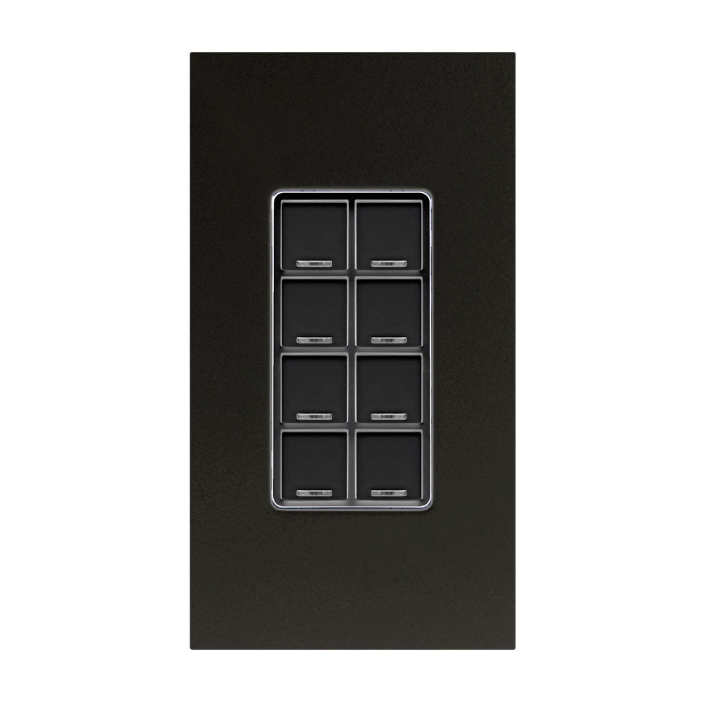 Product image for Color Change Kit for GreenMAX® Digital Keypad, Light Switch, 8 Button, Black