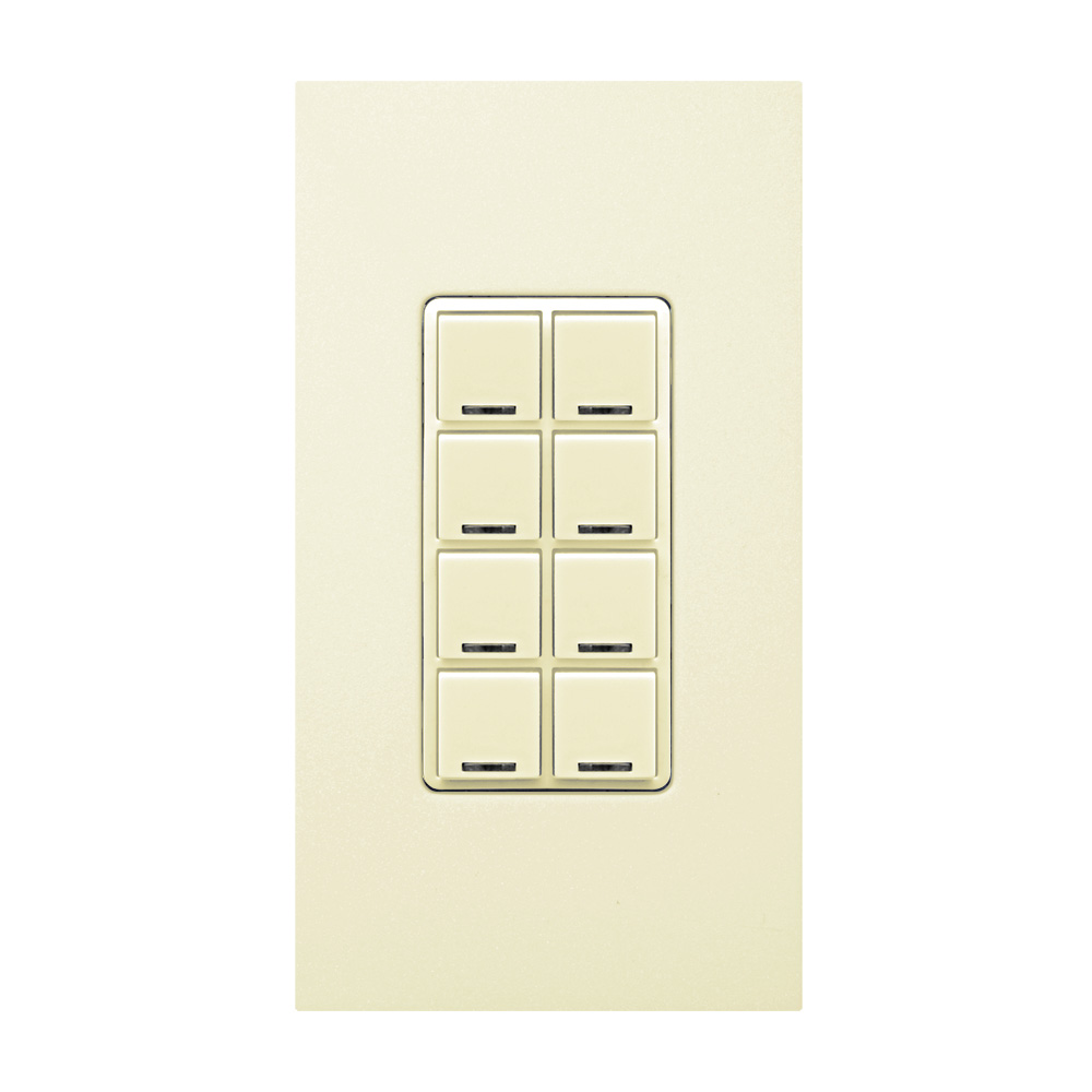 Product image for Color Change Kit for GreenMAX® Digital Keypad, Light Switch, 8 Button, Ivory