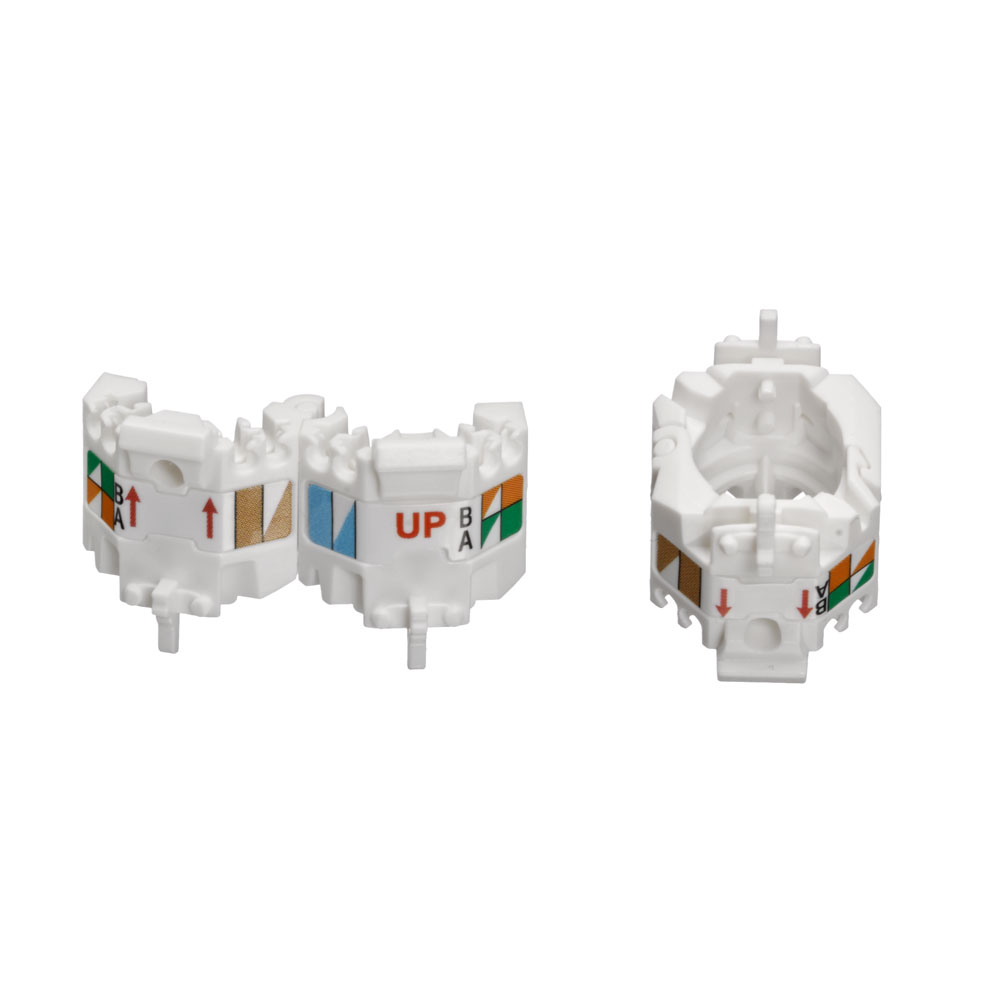 Product image for Wire Manager for ATLAS-X1™ UTP Jacks, White, 10-pack