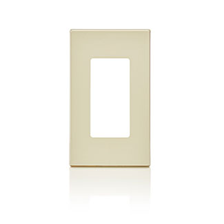 Product image for 1-Gang Decora Plus Screwless Wallplate Polycarbonate, Light Almond