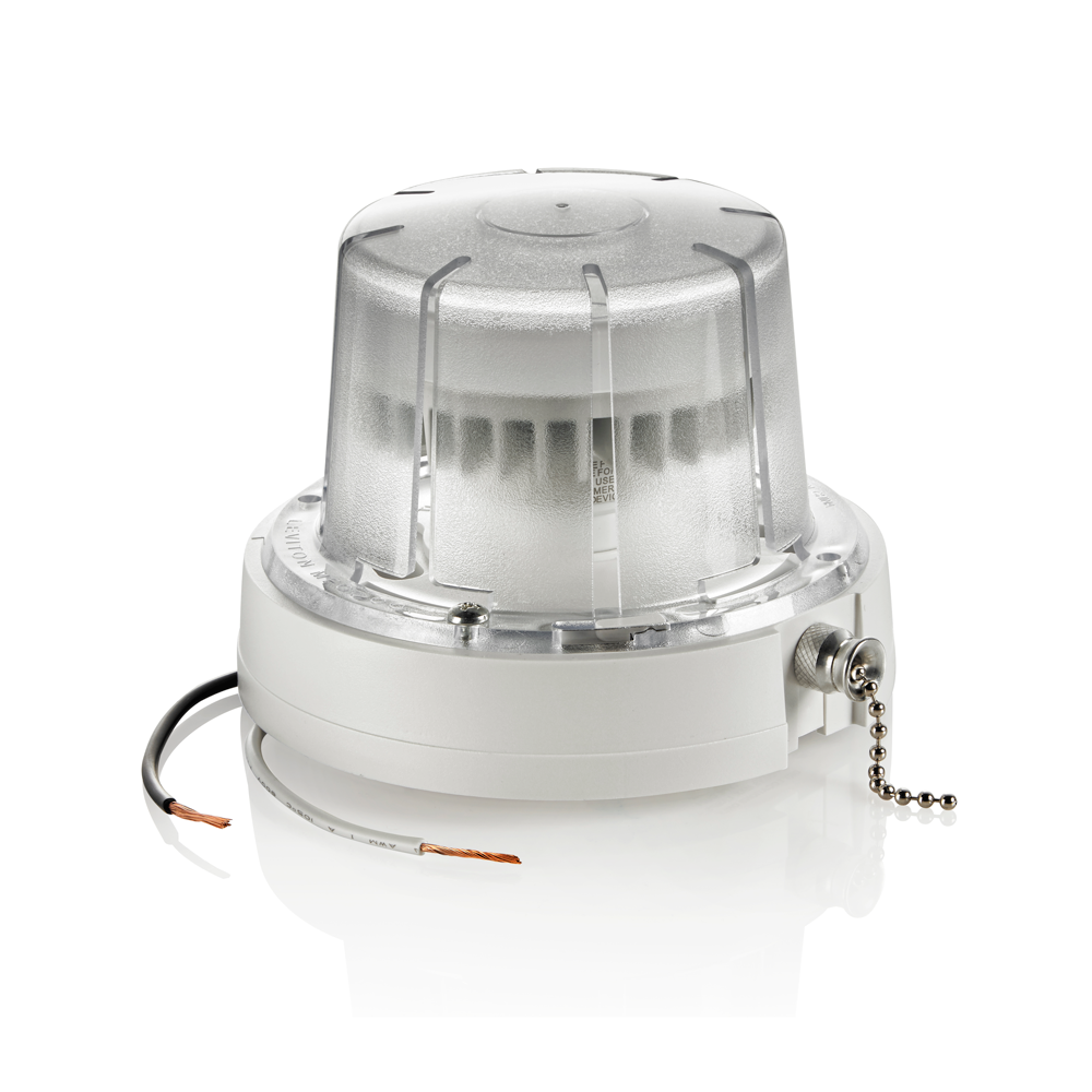 Product image for LED Ceiling Pull-Chain Lampholder with GU24 LED Lamp and Guard