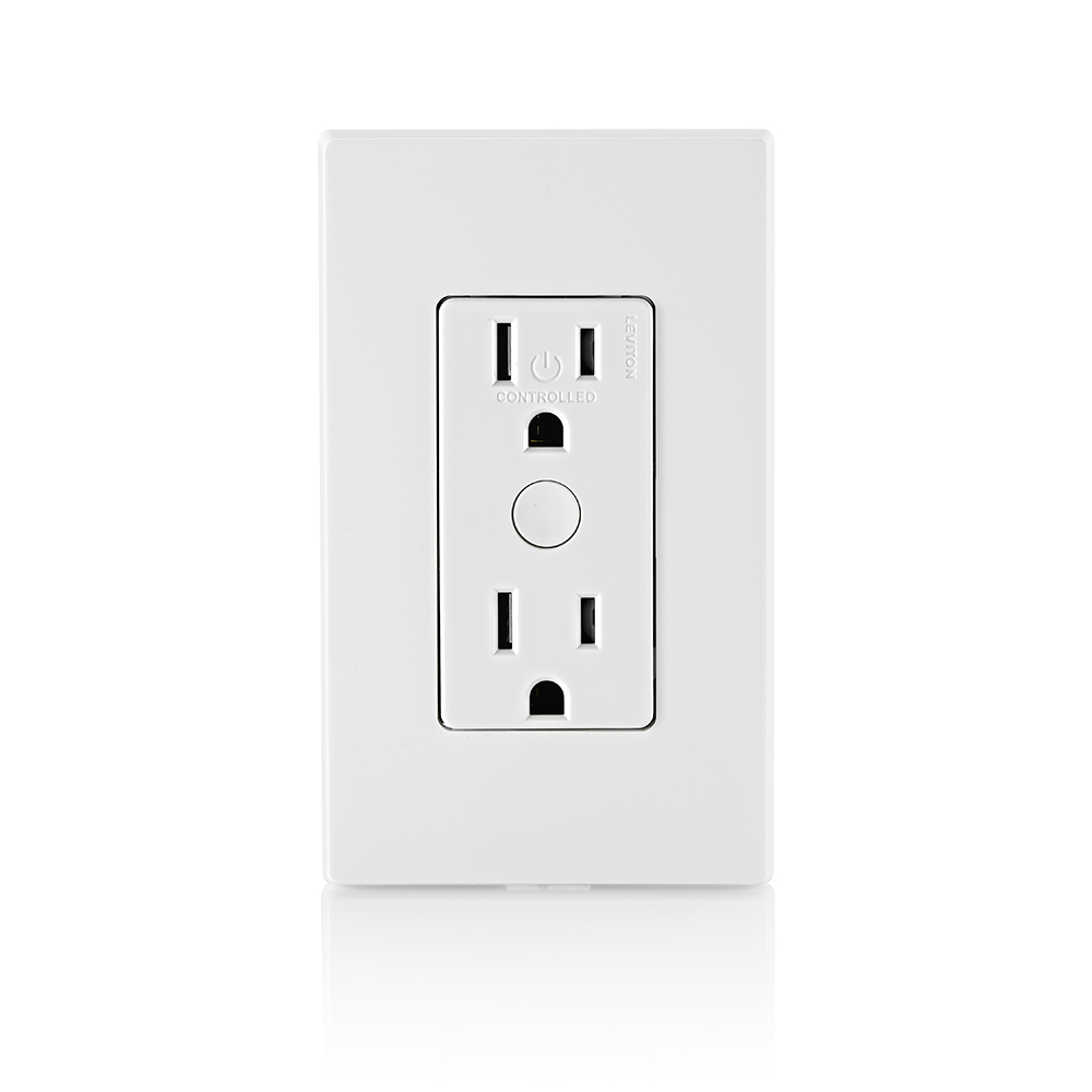 Product image for Decora Smart Outlet, Tamper-Resistant 15A, Wi-Fi 2nd Gen