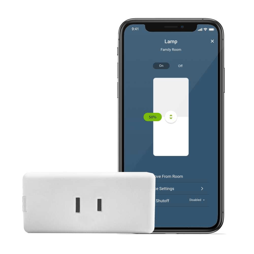 Product image for Decora Smart Dimmer Plug, Indoor, Wi-Fi 2nd Gen
