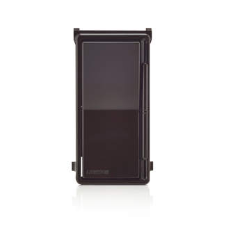 Product image for Decora Slide Dimmer Switch and Fan Speed Control Color Change Kit, for use with DSE06, DS710, DSX10, DSX12, DSH06, DSH08 dimmers and DSF01 fan speed control, Brown