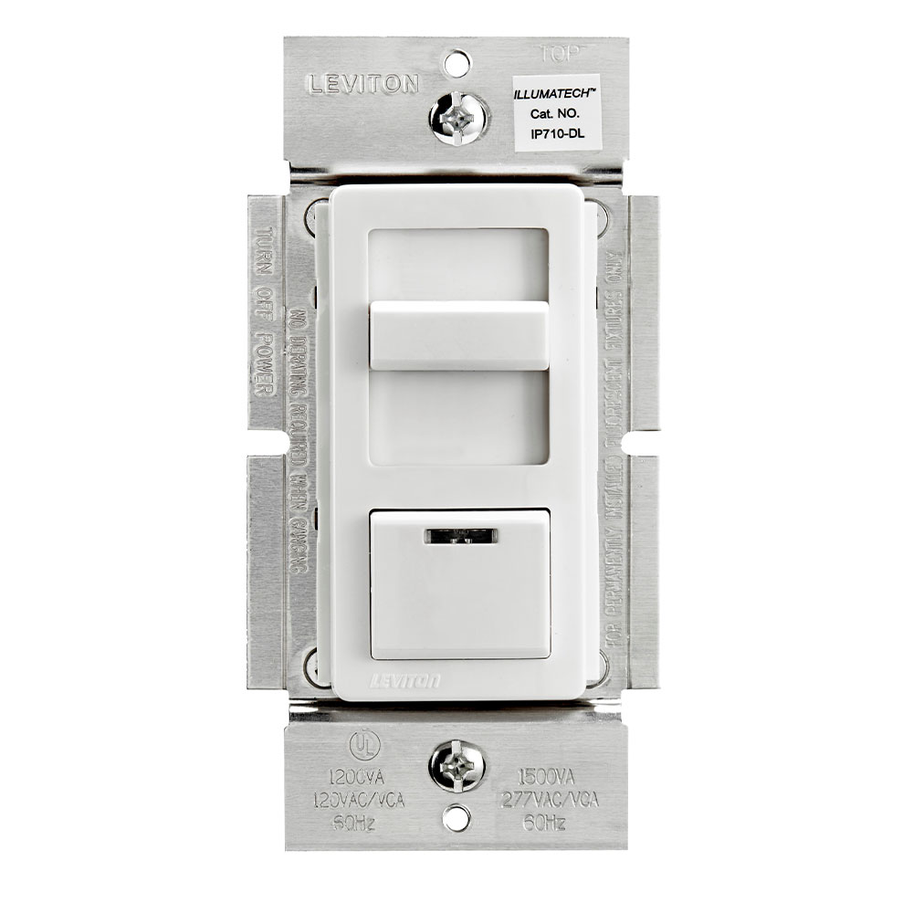 Product image for IllumaTech Dimmer Switch for 0-10V LED, Mark 7 Fluorescent Ballasts