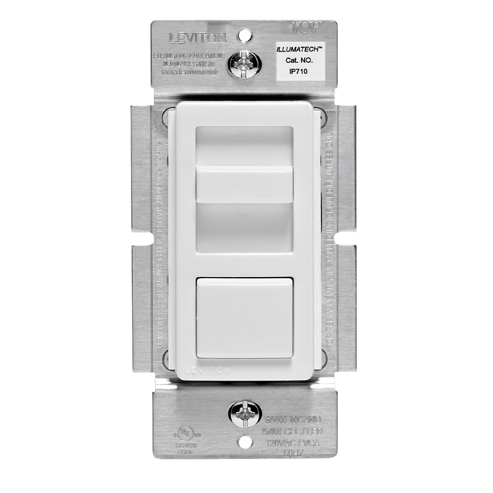 Product image for IllumaTech Dimmer Switch for 0-10V LED, Mark 7 Fluorescent Ballasts
