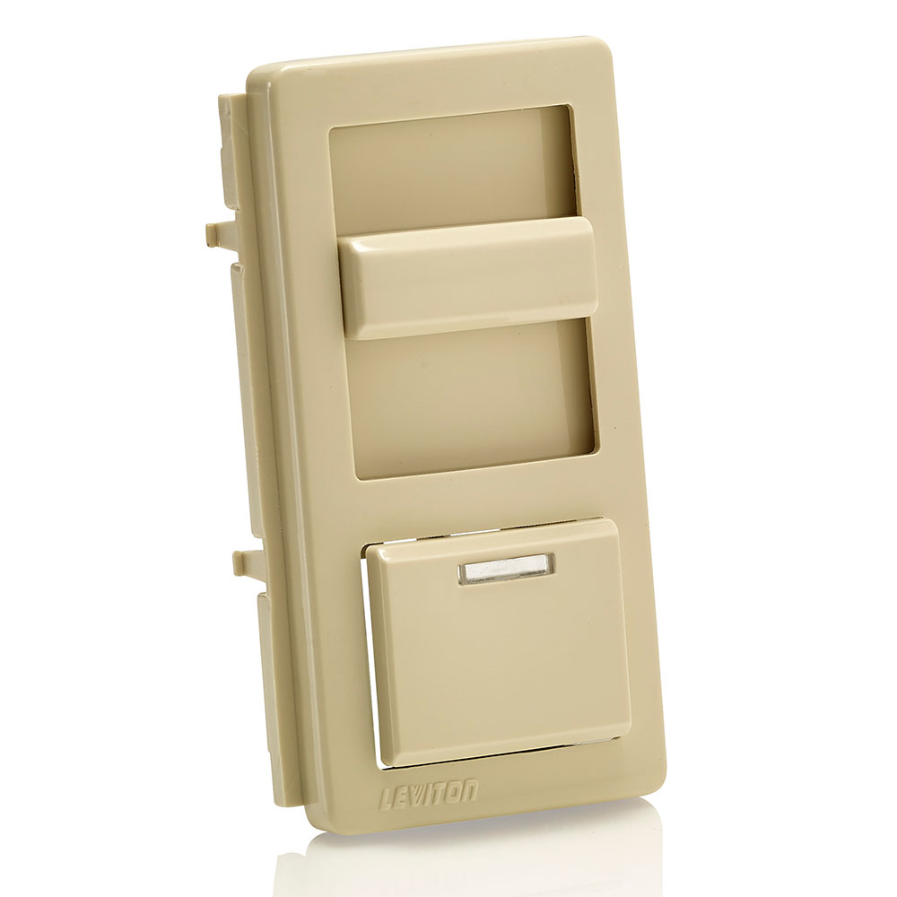 Product image for IllumaTech Dimmer Switch Color Change Kit with locator light, for use with IPI10, IPM06, IPM10, IPE04, IP710-DL dimmers, Ivory